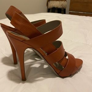 Ultra Sexy Valentino Brown Leather Heels - Excellent Condition